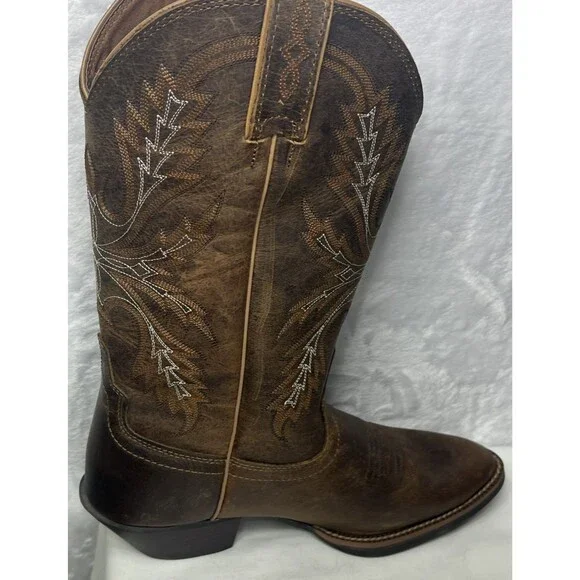 Justin Quinlan Cowboy Boots Cowgirl Brown Size 9B Style SVL2001 NEW (no box) - Picture 3 of 10